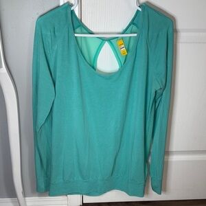 NWOT Lole Aqua Long Sleeve Blouse
